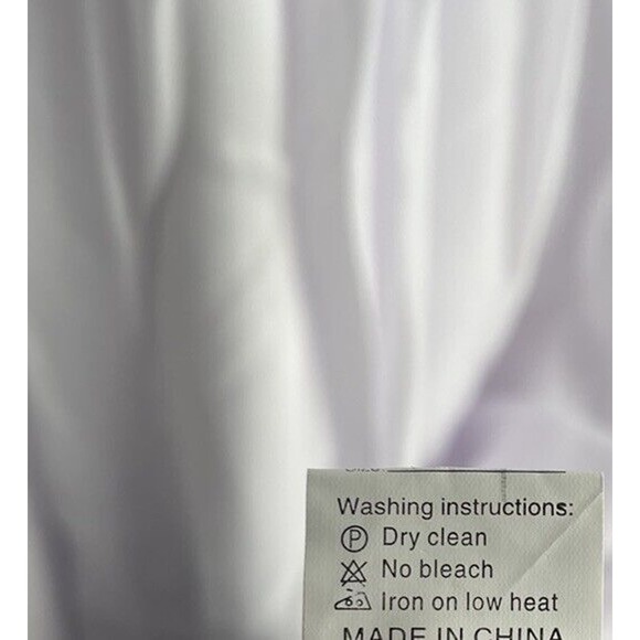 A-Line Pleated Chiffon Floor-Length Junior Girls Dress‎ white- J Size 10. Easter - Picture 12 of 16